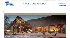 Desktop Screenshot of chobesafarilodge.net