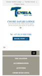 Mobile Screenshot of chobesafarilodge.net